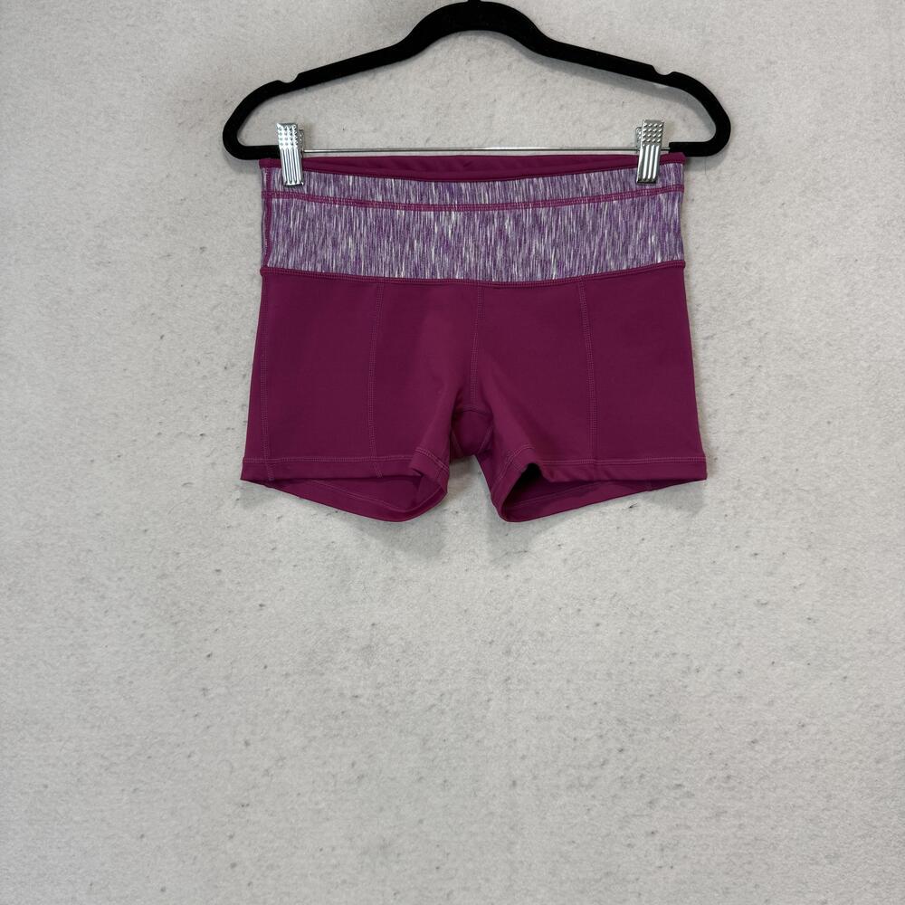PrAna Shorts Womens Small Purple 3.5 Inseam Stretch Yoga Athletic Gym Training